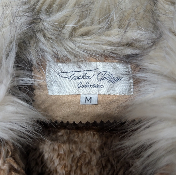 Tasha Polizzi Luxe Faux Suede And Fur Vest - Picture 3 of 4